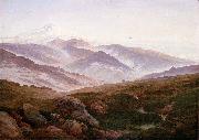 Caspar David Friedrich Giant Mountains painting